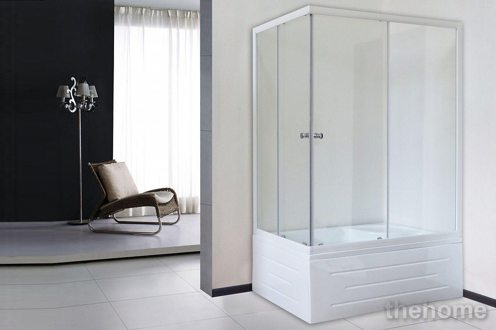 Душевой уголок Royal Bath 8120BP-T прозрачное правый - 2