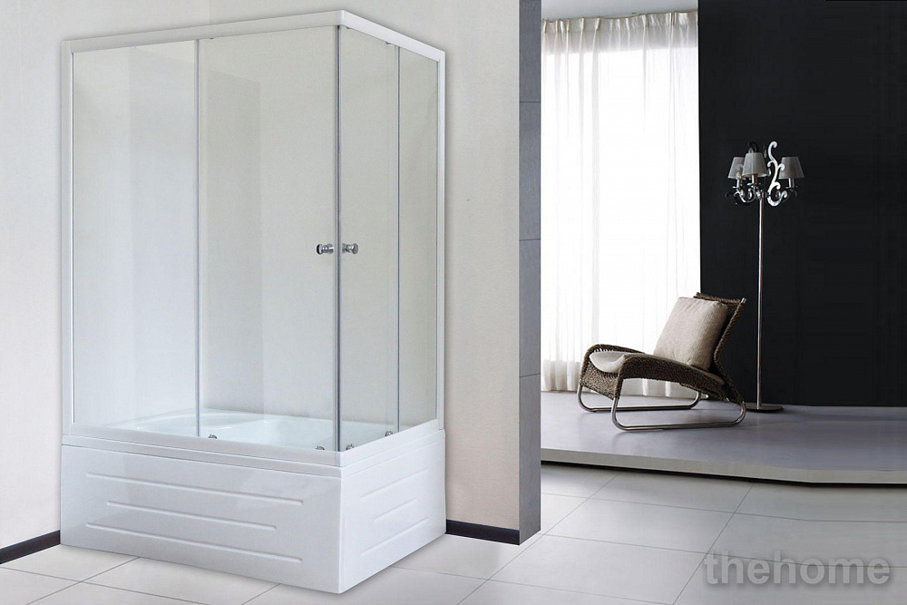 Душевой уголок Royal Bath 8120BP-T прозрачное левый - 2