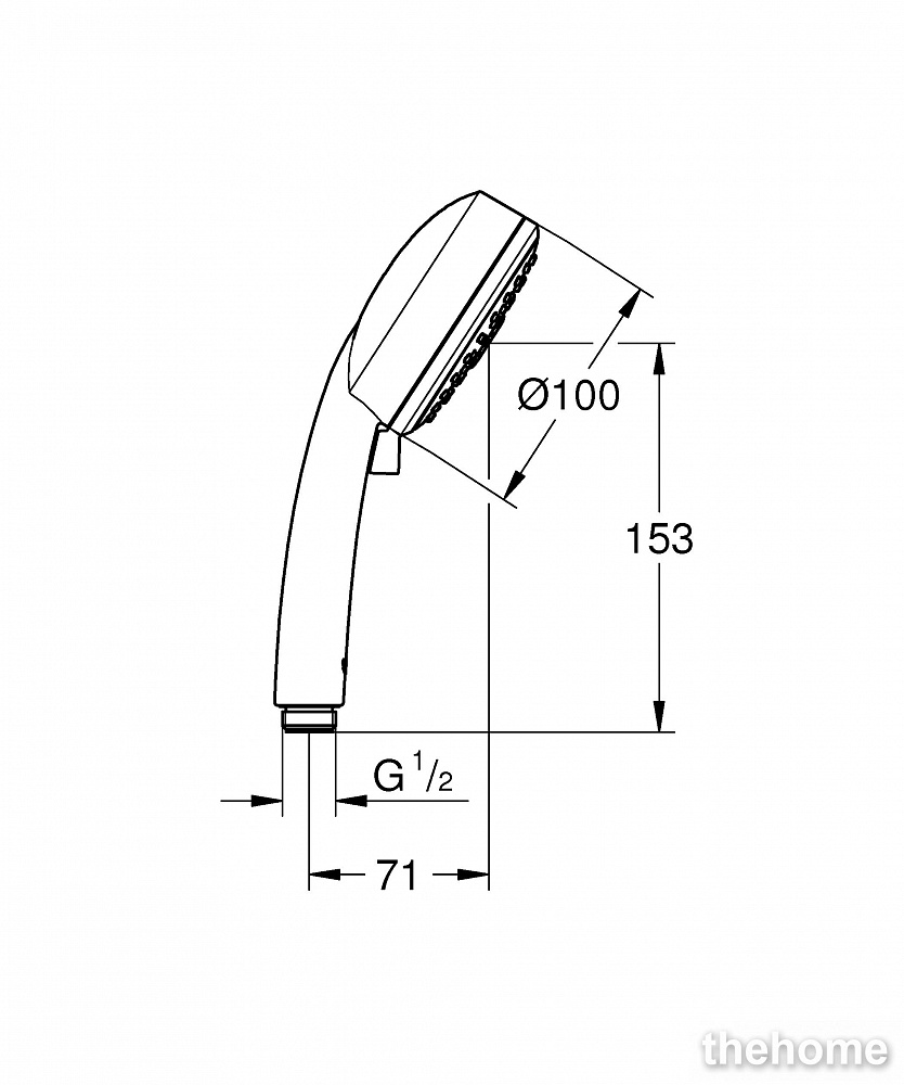 Ручной душ Grohe New Tempesta Cosmopolitan 27572001 - 3