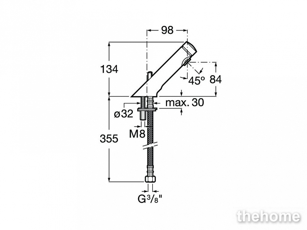 Смеситель Roca Avant 5A3179C00 для раковины, хром - 2