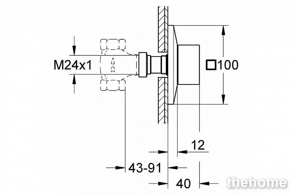 Переключатель потоков Grohe Allure Brilliant 19798000 - 2