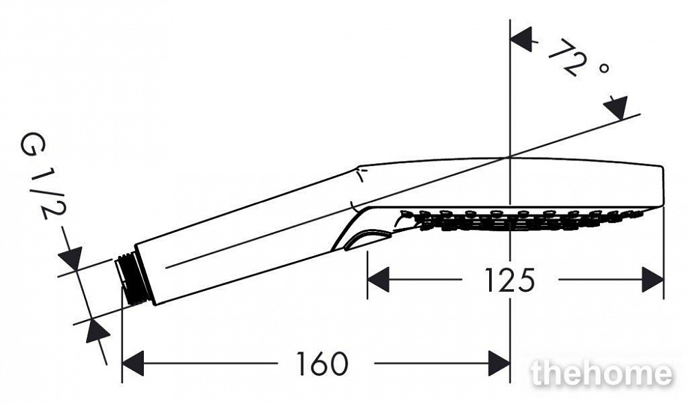 Душевая лейка Hansgrohe Raindance Select S 120 3jet 26530400 - 3