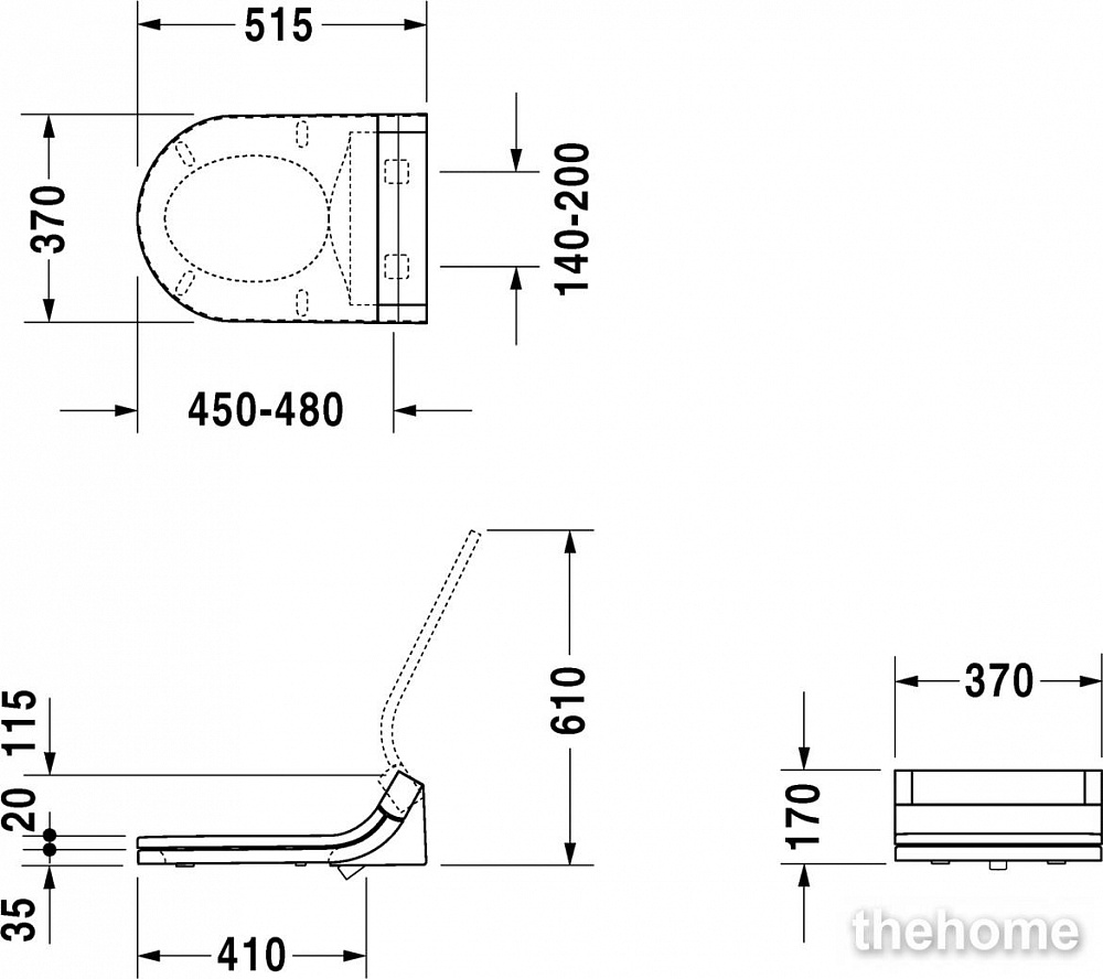 Крышка-сиденье Duravit Starck SensoWash 610001 002000300 с микролифтом петли хром функция биде - 13