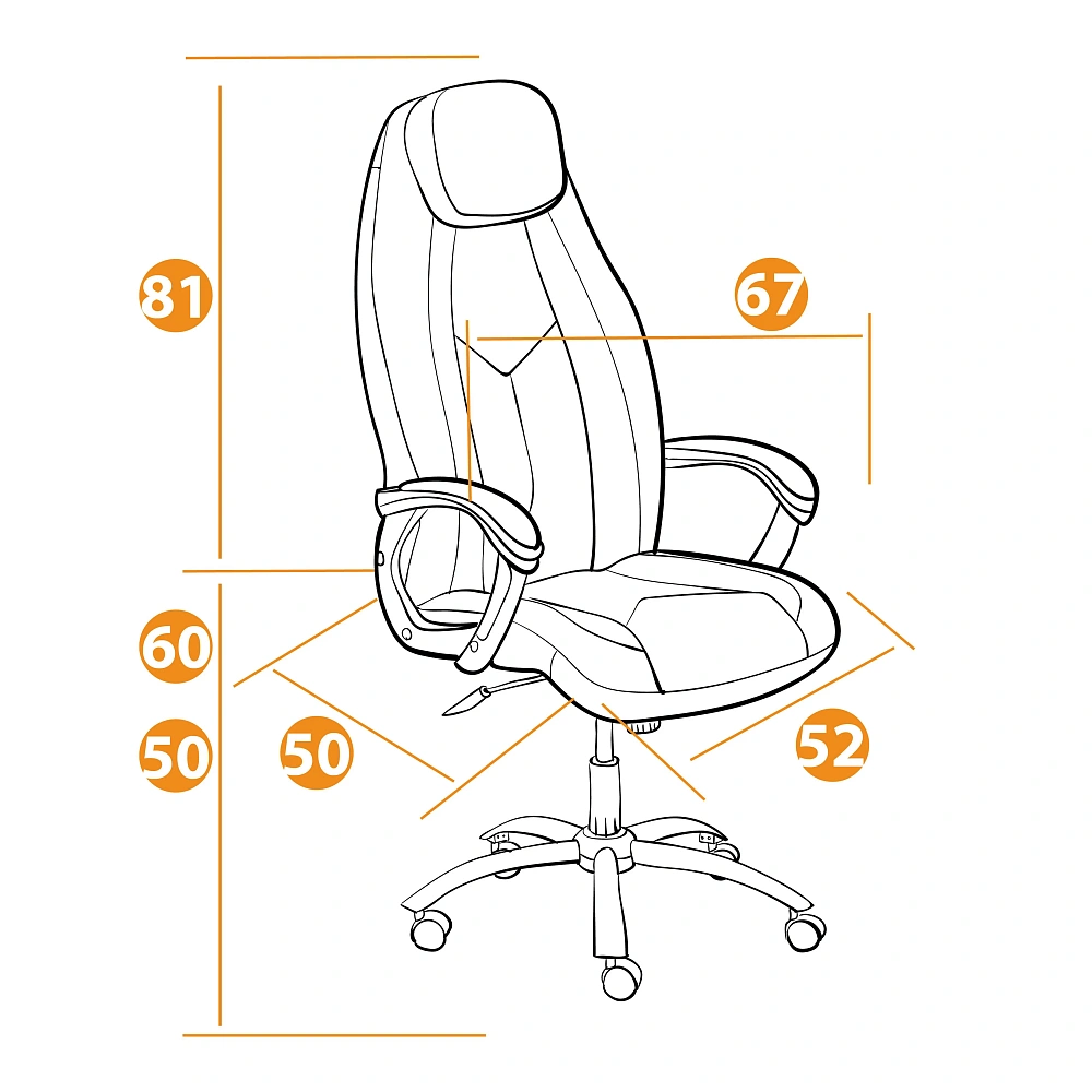 Кресло BOSS (хром) TetChair 19390 - 15