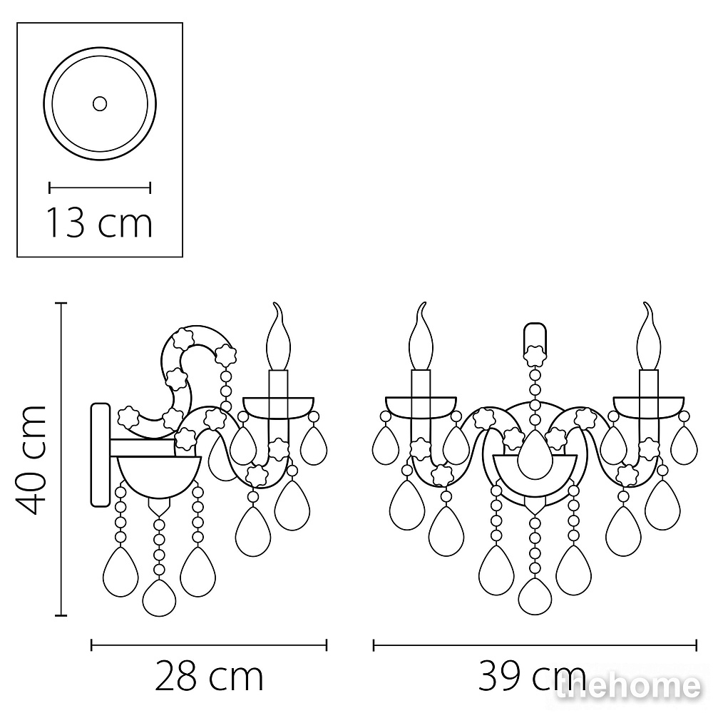 Бра Lightstar Champa 775623 - 3