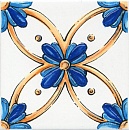 Вставка Капри майолика 9,8х9,8