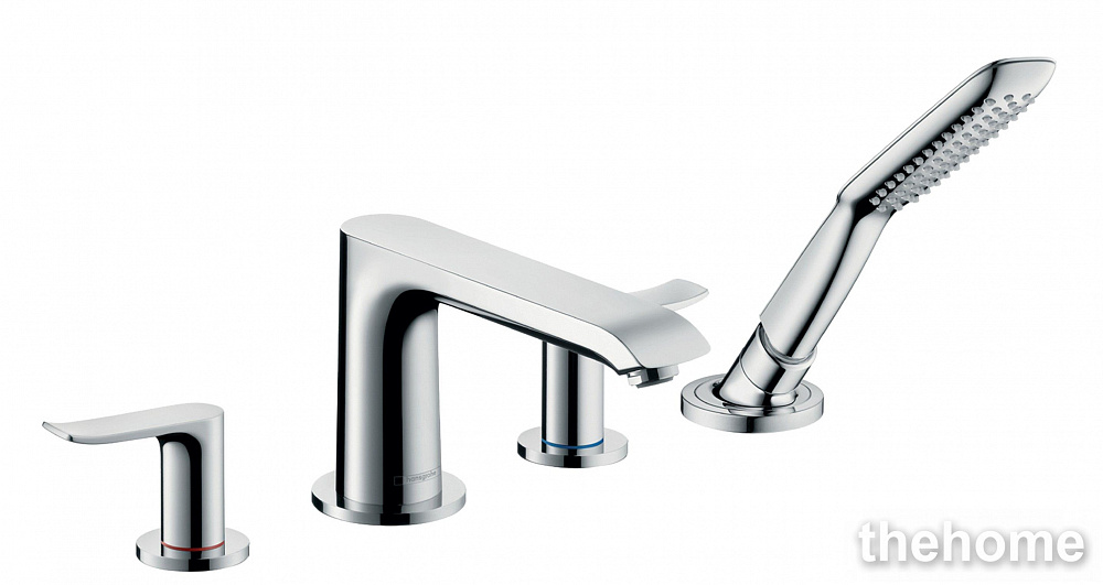 Смеситель на борт ванны Hansgrohe Metris 31442000 - TheHome