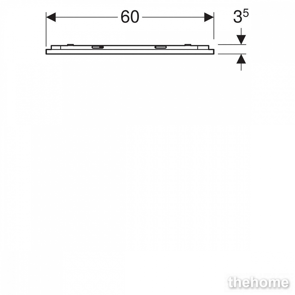 Зеркало Geberit Option Plus 60х70см 501.071.00.1 с подсветкой - 5