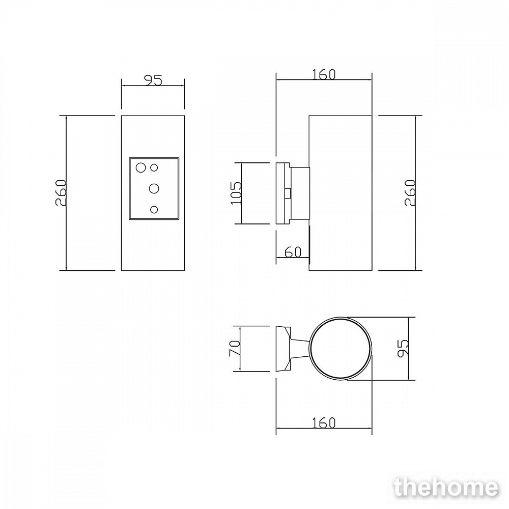 Настенный светильник (бра) Maytoni Outdoor Rando O419WL-02W - 2