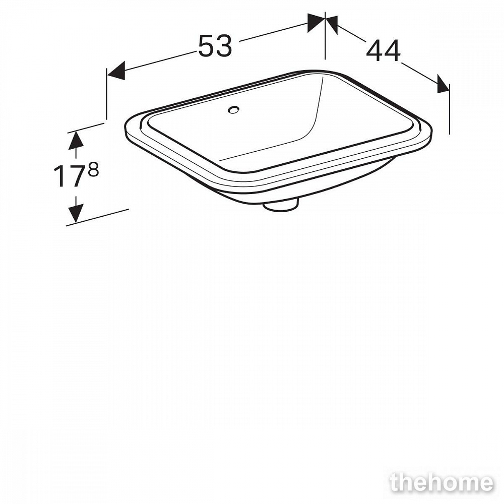 Раковина Geberit Variform 53см 500.760.01.2 белая - 7