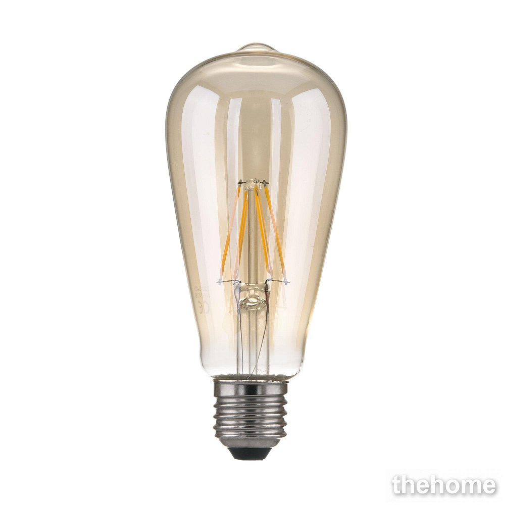 Филаментная светодиодная лампа ST64 6W 3300K E27 (тонированная) Elektrostandard BLE2707 4690389063954 - 2