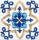Вставка Капри майолика 9,8х9,8