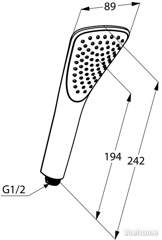 Душевая лейка Kludi Fizz 6760005-00 - 2