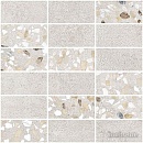 Мозаика Beton-Terrazzo Микс Светлый Лаппато Ректификат (5х10) 31,5х28