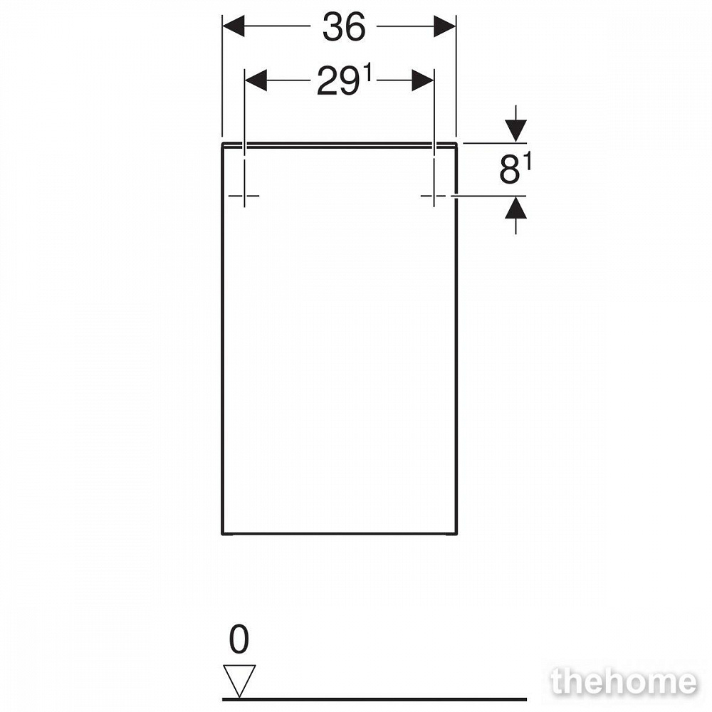 Подвесной шкаф Geberit Smyle Square 500.359.JR.1 пекан - 3