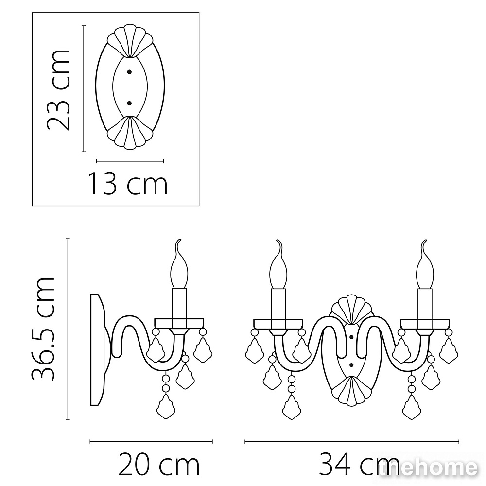 Бра Lightstar Classic 700621 - 3