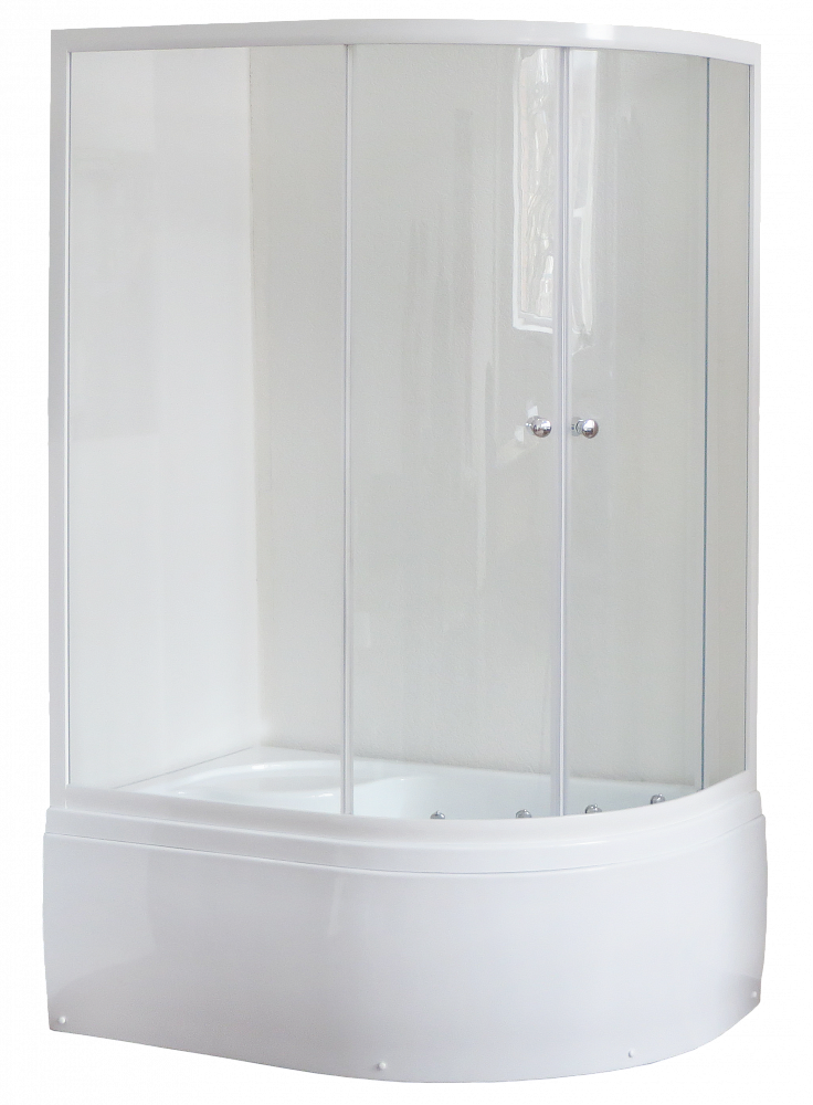 Душевой уголок Royal Bath 8120BK-T прозрачное левый - TheHome