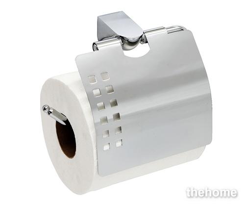 Держатель туалетной бумаги WasserKraft Kammel К-8325 с крышкой - TheHome
