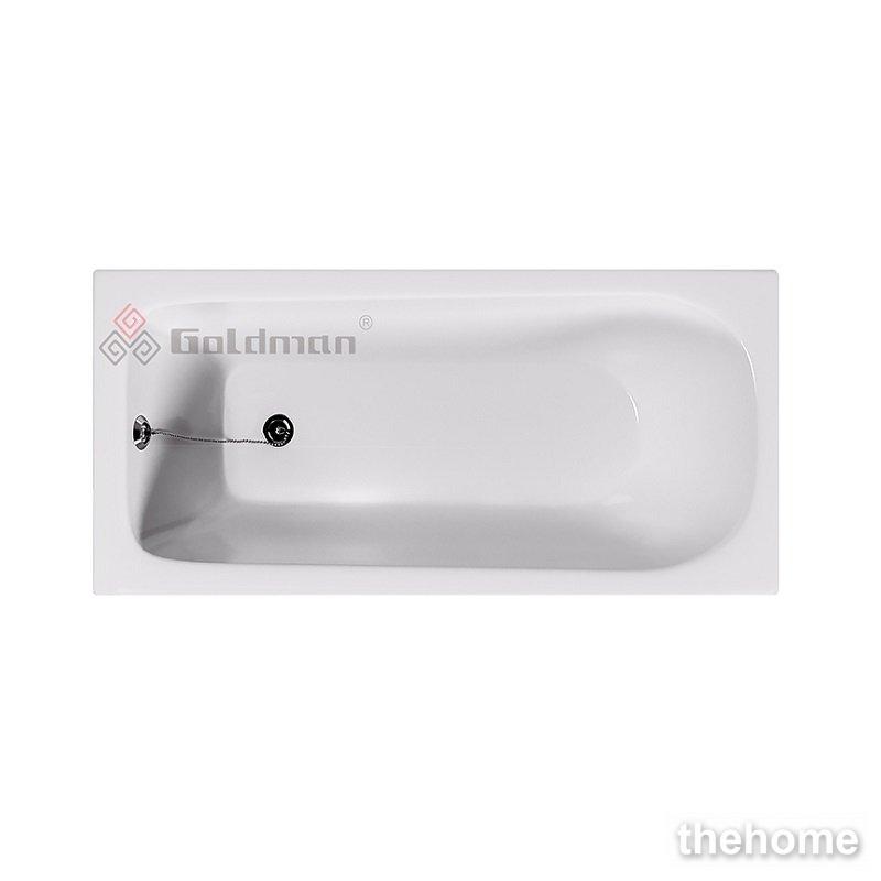 Чугунная ванна Goldman Classic 130x70x40 см с ножками - TheHome