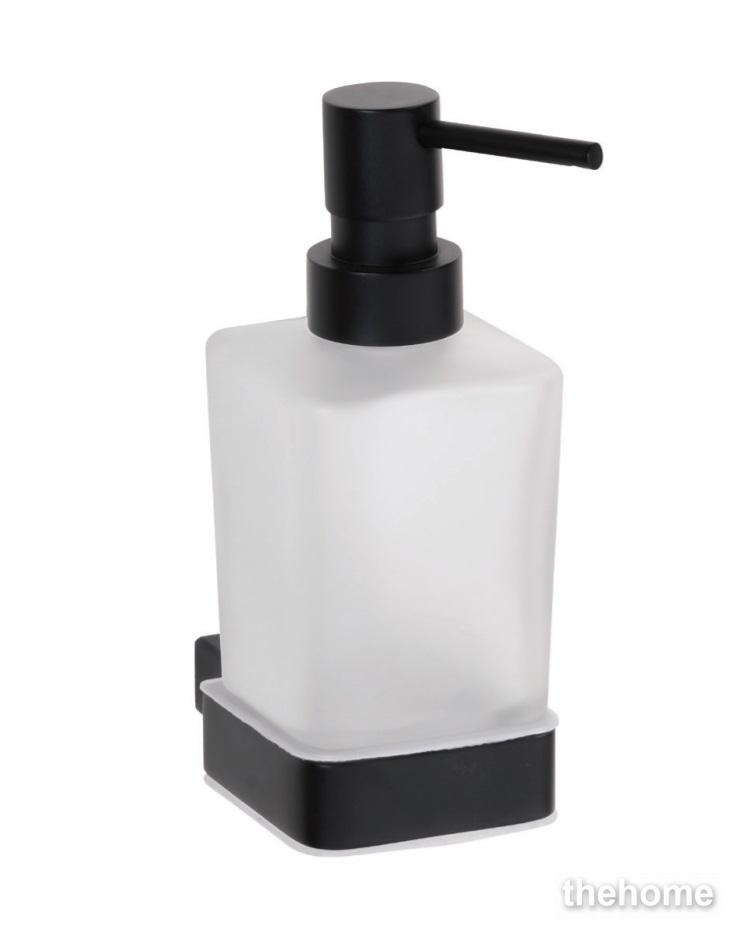 Дозатор жидкого мыла Bemeta Nero 135009040 6.5 x 12 x 15 см настенный, черный - TheHome