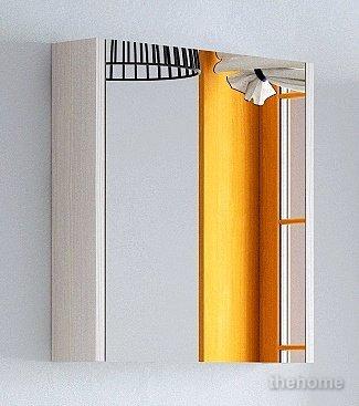 Зеркальный шкаф Corozo Верона 75, белый - TheHome