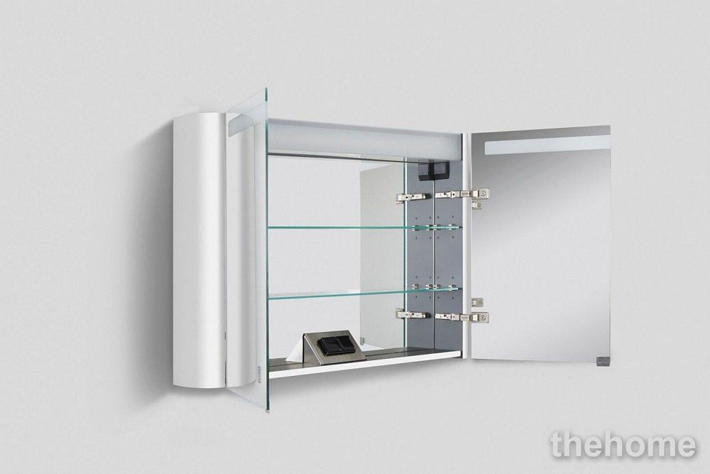 Зеркальный шкаф Am.Pm Sensation M30MCX1001WG, цвет - белый глянец, с подсветкой, 100 см - 2