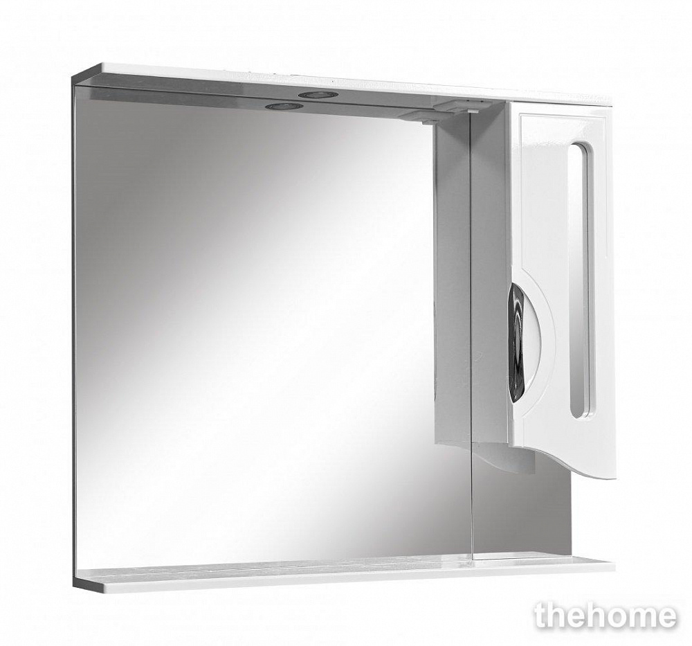 Зеркальный шкаф Stella Polar Сильва 100/C SP-00000207 100 см с подсветкой, белый - 4
