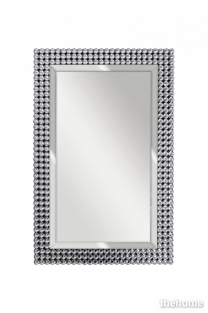 50SX-19003/1 Зеркало прямоуг. в раме с кристаллами 65*100*2,3см Garda Decor - TheHome