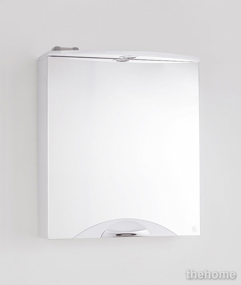 Зеркальный шкаф Style Line Жасмин-2 600/С ЛС-00000216 белый - TheHome