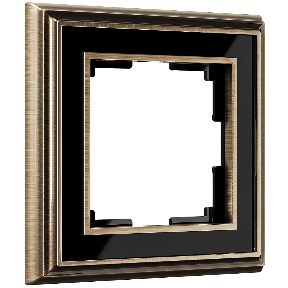 Рамка на 1 пост бронза/черный Werkel Palacio WL17-Frame-01 - TheHome