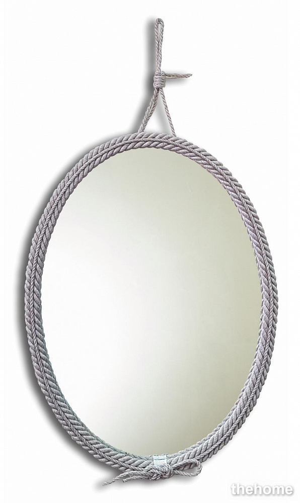 Зеркало Aquanika Country 57 см AQC5777RU14 обрамление из джутовой веревки - TheHome
