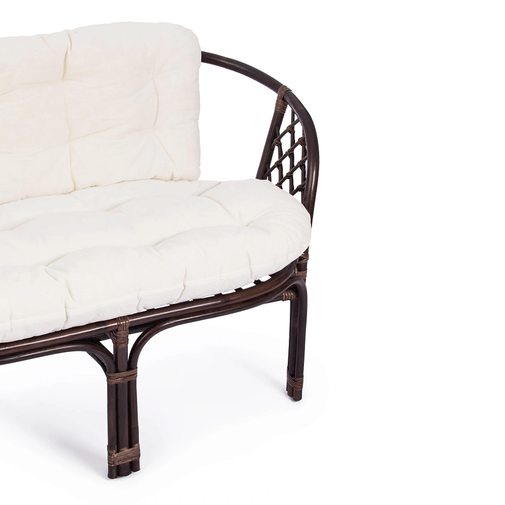 Комплект для отдыха BAHAMA (диван + 2 кресла + стол со стеклом) /с подушками/ TetChair 15383 - 3