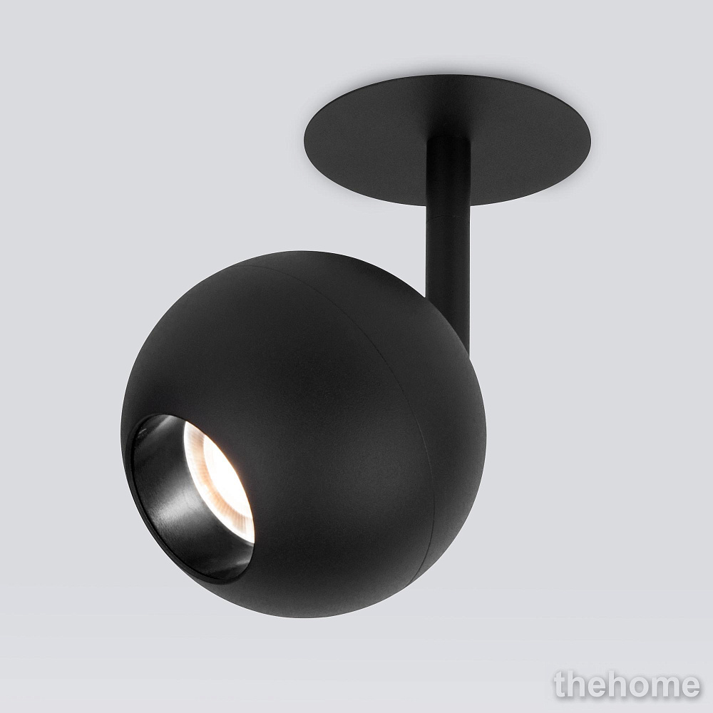 Встраиваемый светодиодный светильник черный Elektrostandard Ball 9926 LED 4690389169854 - TheHome