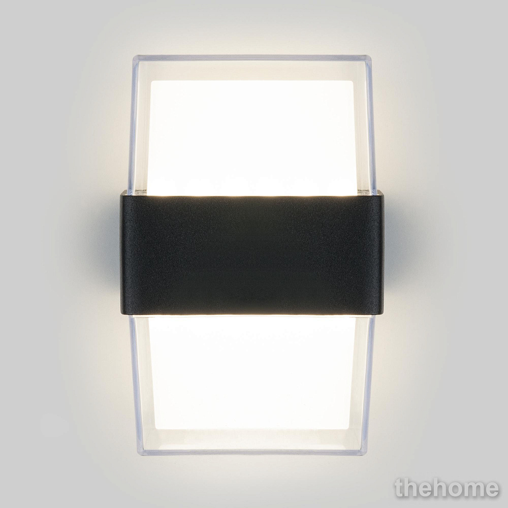 Уличный настенный светодиодный светильник черный Elektrostandard Maul 1519 TECHNO LED 4690389150081 - 4