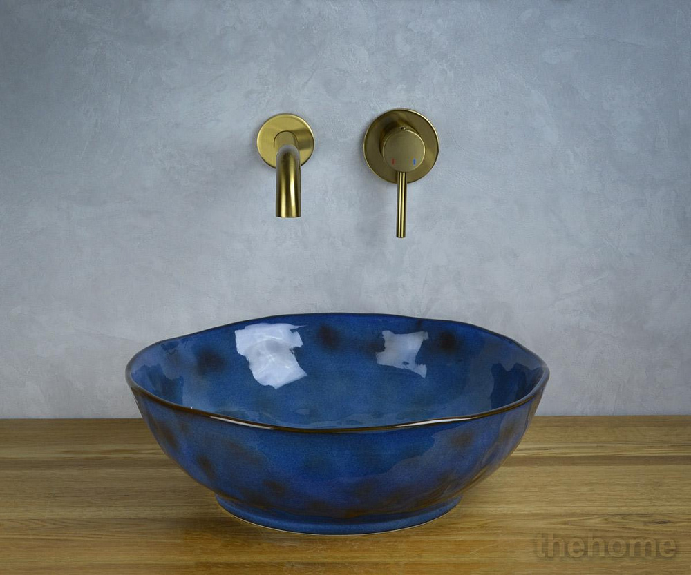 Раковина-чаша на столешницу Bronze de Luxe, сине-коричневый 2000 - 6