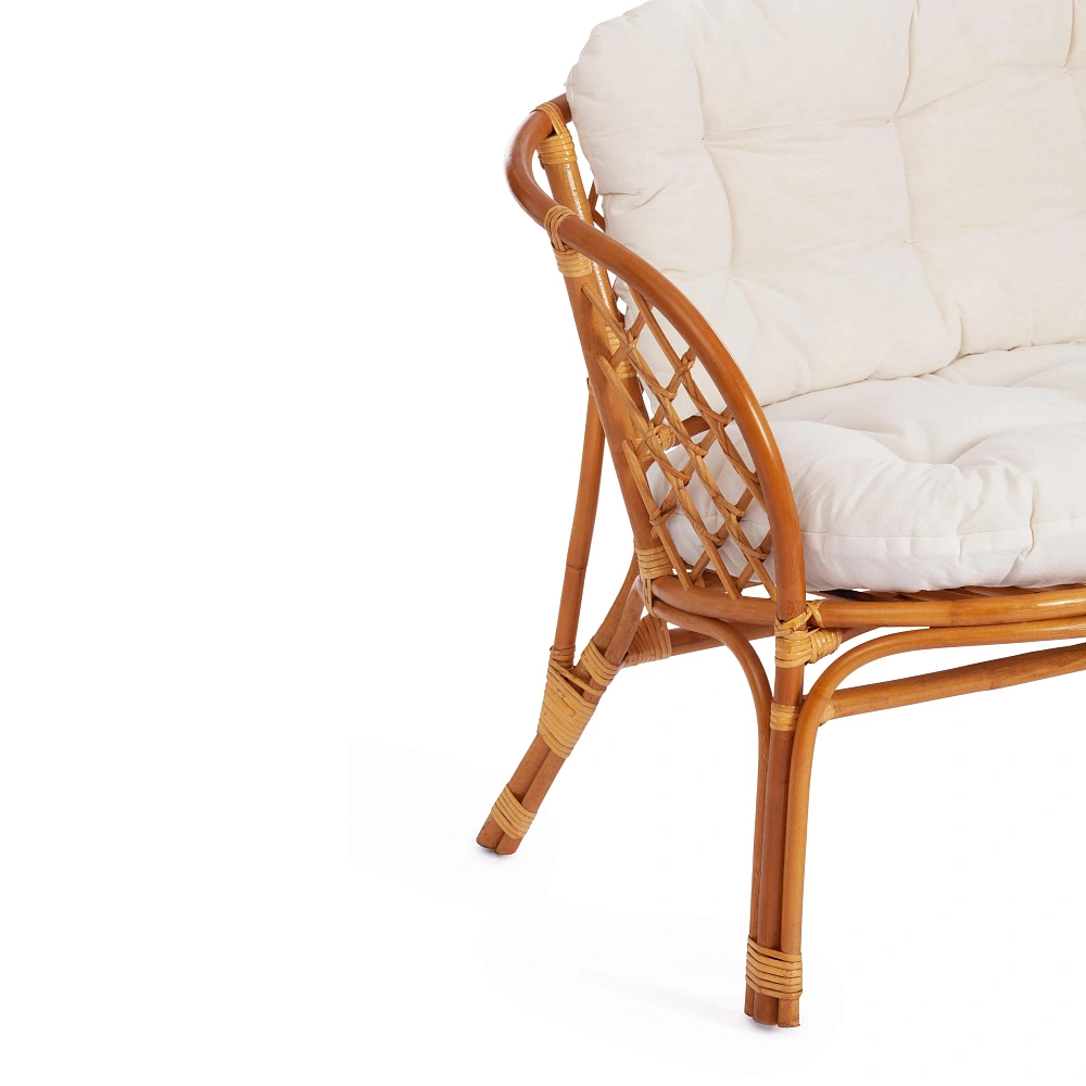 Комплект для отдыха BAHAMA (диван + 2 кресла + стол со стеклом) /с подушками/ TetChair 10090 - 6