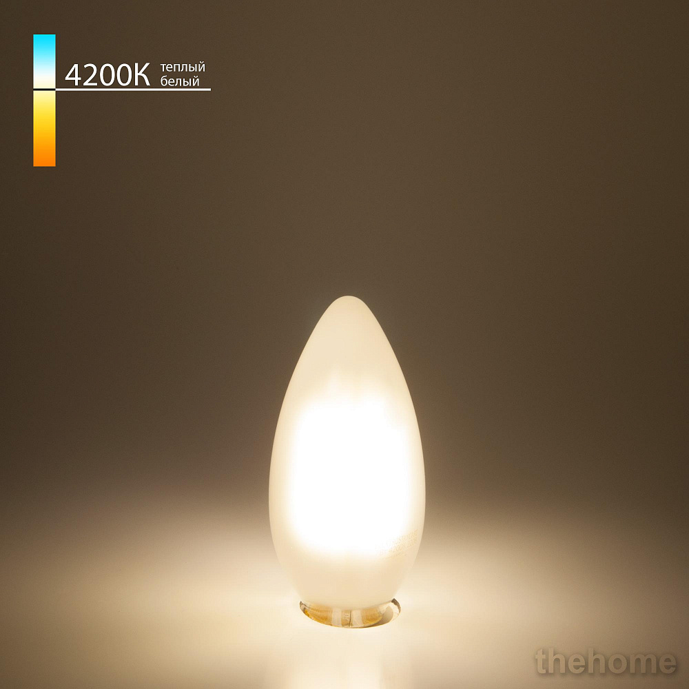 Филаментная светодиодная лампа "Свеча" С35 7W 4200K E14 Elektrostandard BLE1410 4690389041419 - TheHome