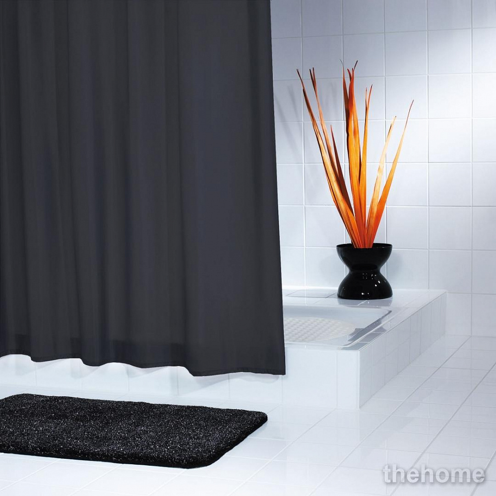 Штора для ванных комнат Ridder Madison черная - TheHome
