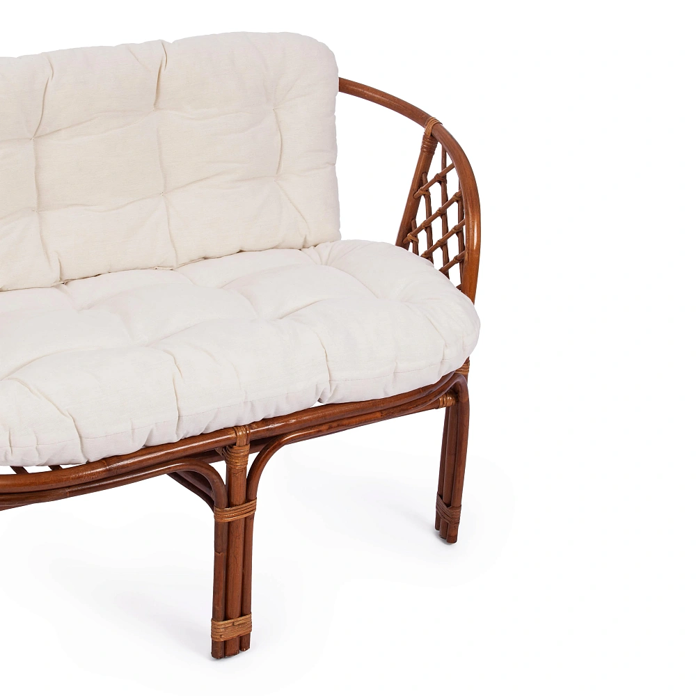 Комплект для отдыха BAHAMA (диван + 2 кресла + стол со стеклом) /с подушками/ TetChair 15382 - 3