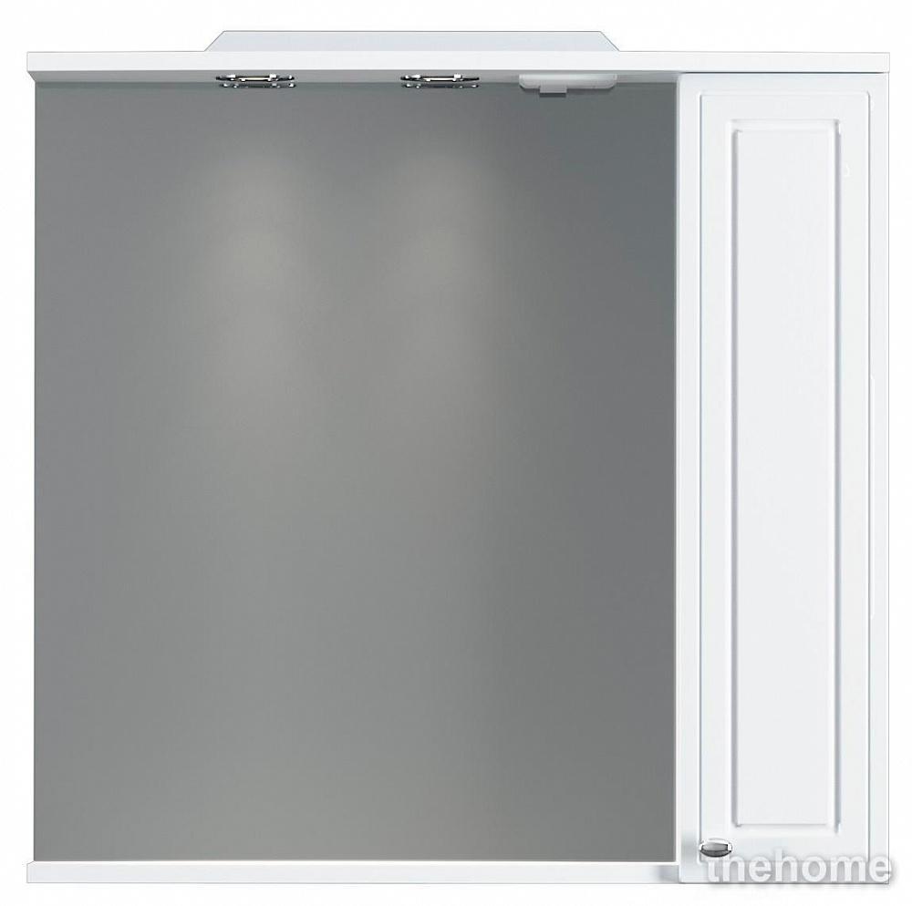 Зеркальный шкаф RedBlu by Damixa Palace One 75 R с подсветкой, белый M41MPR0751WG - TheHome