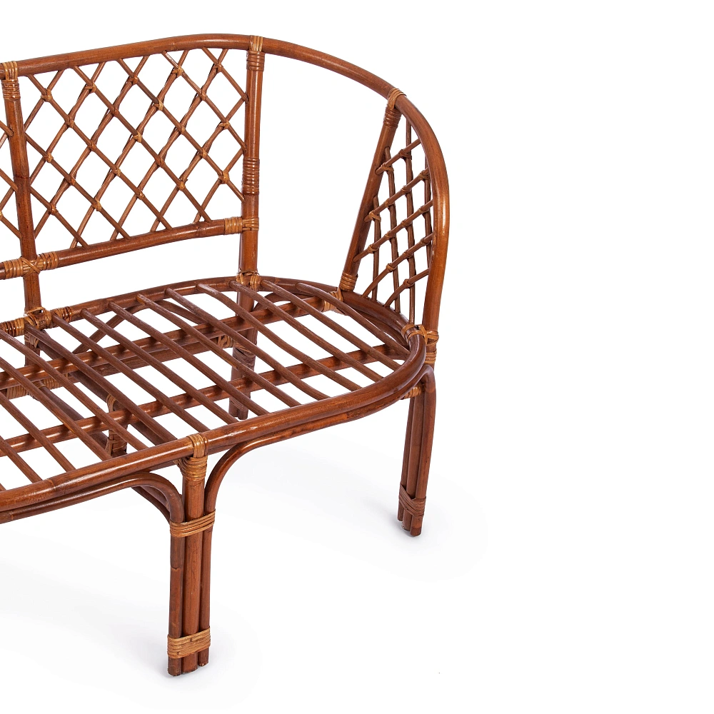Комплект для отдыха BAHAMA (диван + 2 кресла + стол со стеклом) /с подушками/ TetChair 15382 - 4