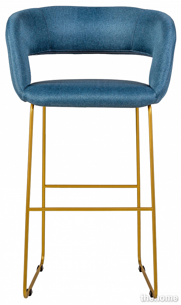Кресло полубарное R-Home Hugs Синий/Link Золото - 3