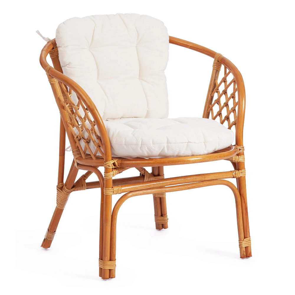 Комплект для отдыха BAHAMA (диван + 2 кресла + стол со стеклом) /с подушками/ TetChair 10090 - 12