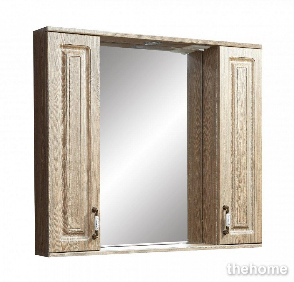 Зеркальный шкаф Stella Polar Кармела 90/C SP-00000183 90 см, карпатская ель - 4