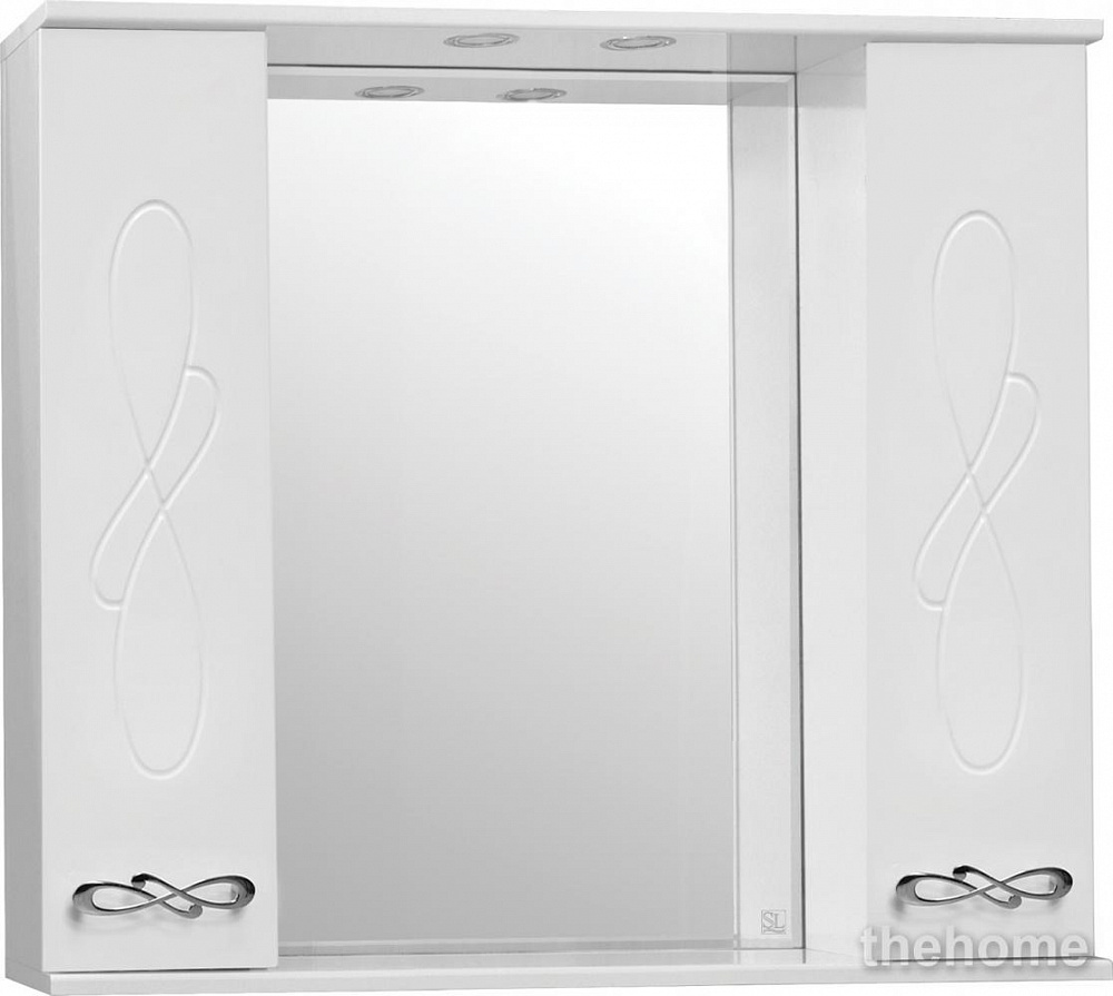Зеркальный шкаф Style Line Венеция 90/С белый - TheHome