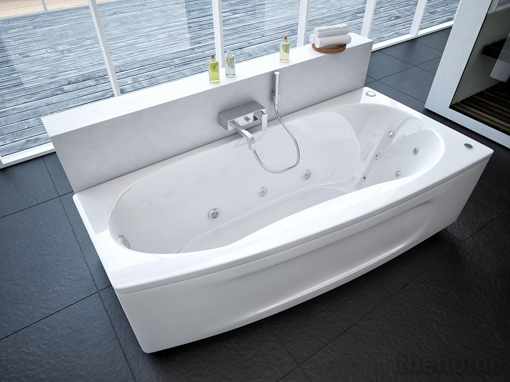 Акриловая ванна Aquatek Пандора 160 R на объемном каркасе - 4