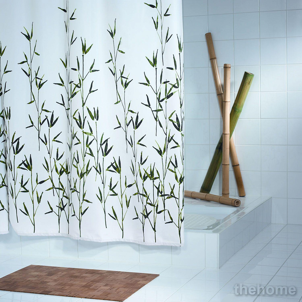 Штора для ванных комнат Ridder Bambus зеленая - TheHome
