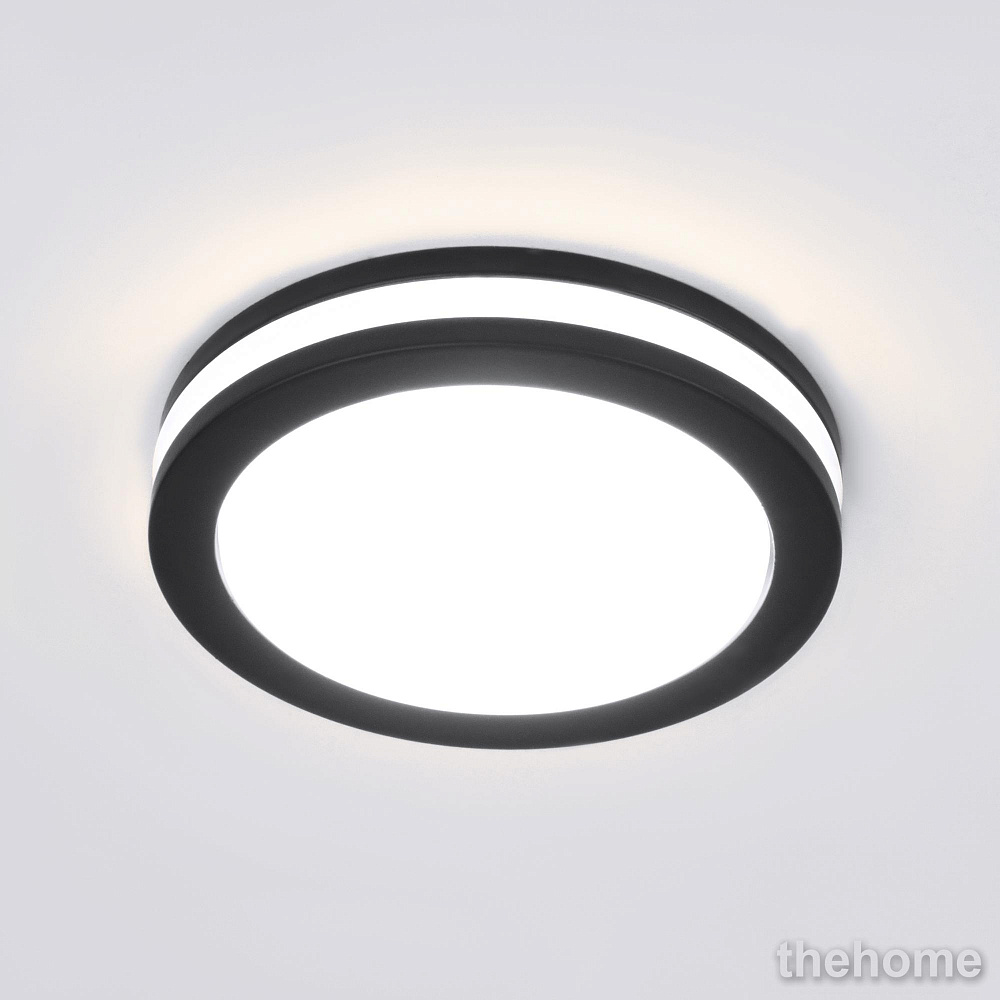 Встраиваемый светодиодный светильник черный Elektrostandard Aster DSKR80 5W 4200K 4690389068423 - TheHome