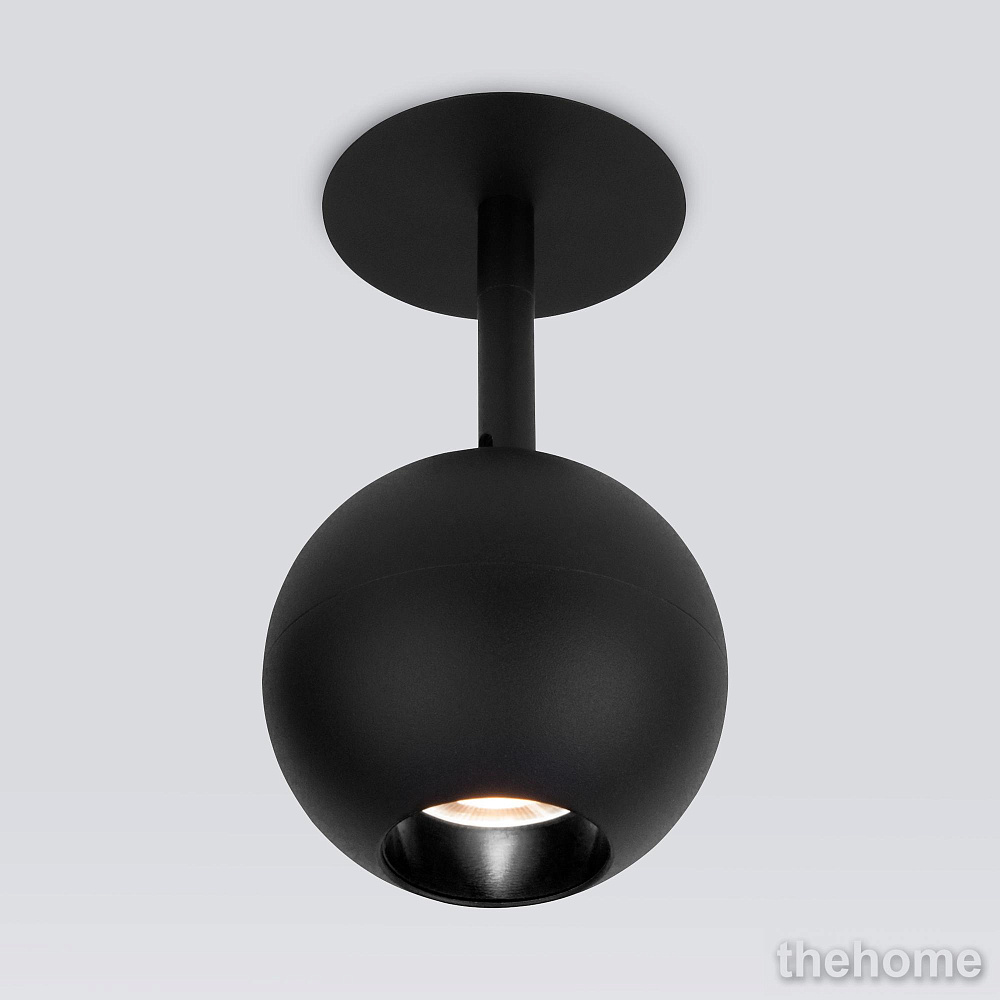 Встраиваемый светодиодный светильник черный Elektrostandard Ball 9926 LED 4690389169854 - 3