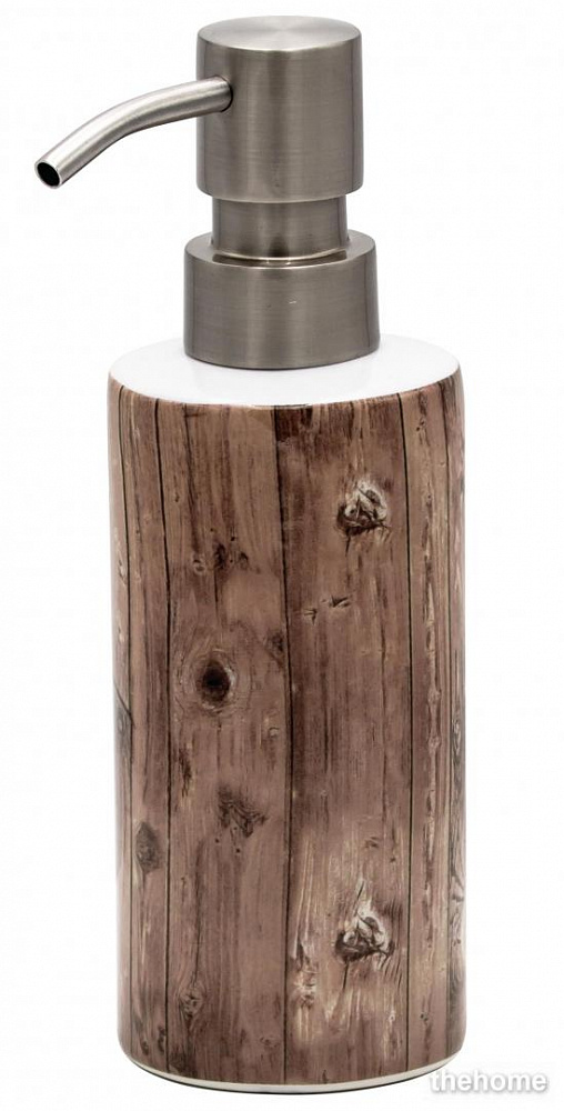 Дозатор для жидкого мыла Ridder Woody 2112508, бежевый/коричневый - TheHome